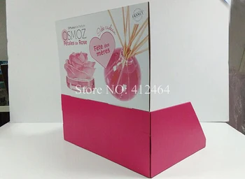 

Custom Printed Corrugated Retail Counter Whey Protein Bar Display Box Cardboard Protein Bar ( DX-084)