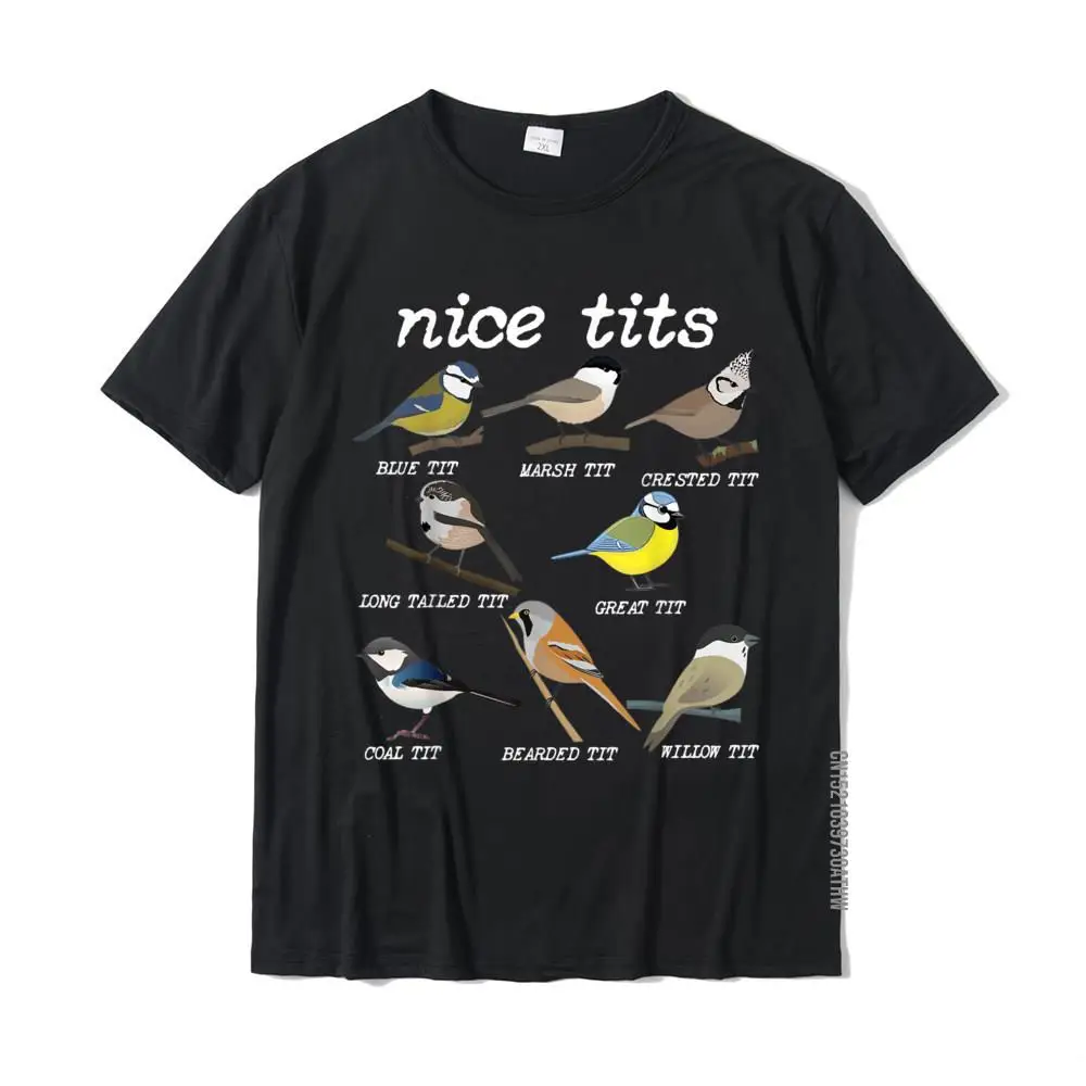 Belle Tette Divertente Bird Watching Funny Tit Birdwatcher T-Shirt Cotton Top T Shirt Design Special Street T-Shirt