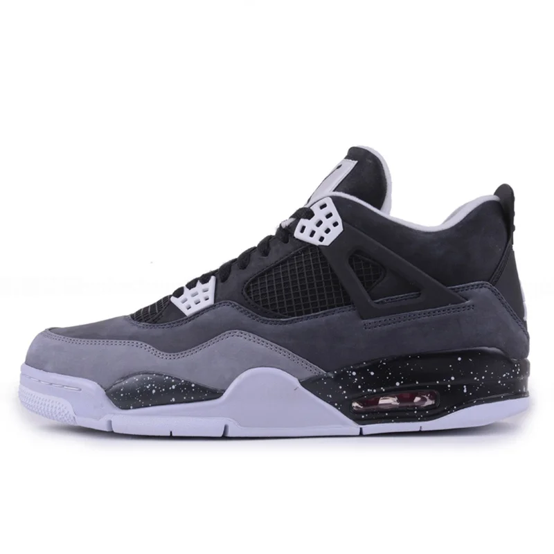 Fear Pack Мужские баскетбольные кроссовки Nrg Raptor Jordan 4 в стиле ретро, белые, Ce, мужские, t Kaws, серые, однодневные, тату, черная кошка, спортивные кроссовки - Цвет: Fear Pack