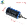 1pcs TZT  WXD3-13-2W 100 200 220 470 680 R Ohm 1K 2.2K 3.3K 4.7K 5.6K 6.8K 10K 22K 33K 47K 100K Ohm Wirewound Potentiometer ► Photo 2/6