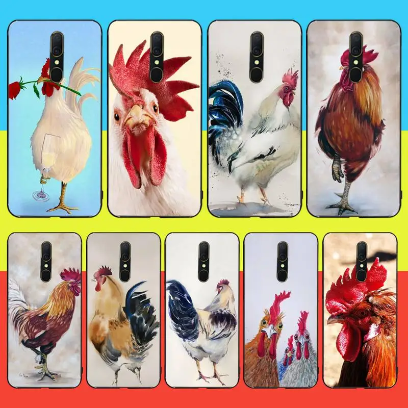 Высококачественный чехол для телефона PENGHUWAN Chicken Big Rooster Oppo A5 A9 2020 Reno Z Realme5Pro R11 |