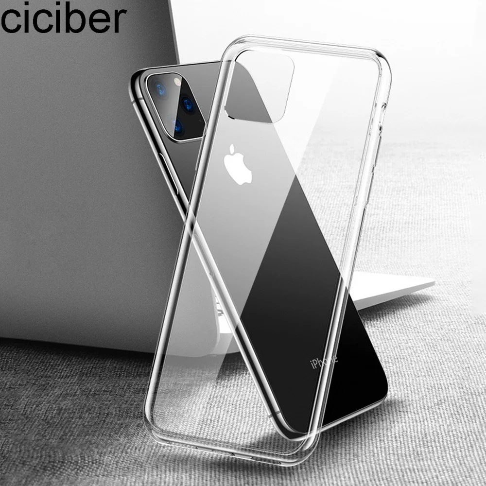 

ciciber Luxury Soft TPU Case For iPhone 11 Pro Max 7 8 6 6S Plus Transparent Phone Cases for iPhone XR X XS Max 5 5S SE Cover