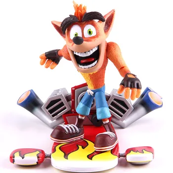 

NECA Crash Bandicoot With Jet Board Deluxe Figures PVC Action Figure Collectible Model Toy Gift for Kids
