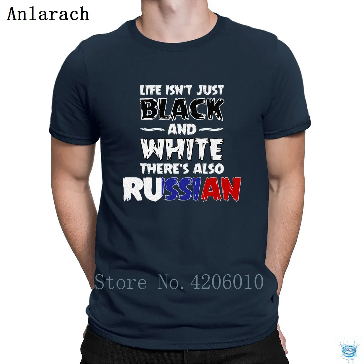 Life Is't Just Black And White, также русская футболка, Забавный персонаж, графическая Уникальная футболка для мужчин, хлопок, одежда