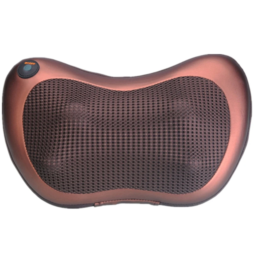 Kneading Easy Operate Relaxed Electric Home Massage Pillow 8 Roller Infrared Universal Car Seat Elastic Strap Neck Support | Автомобили и
