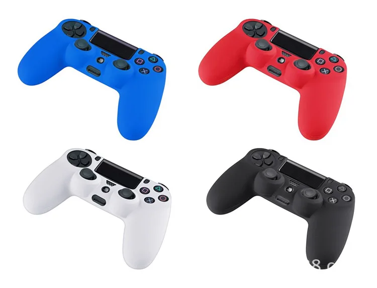 PS4 Silicone Protective Sleeve for Handles Oil Injection Dirt-proof Cover Shatter-resistant Anti-slip