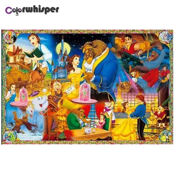 

Diamond Painting Full Square/Round Drill Cartoon Princess 5D Daimond Painting Embroidery Cross Stitch Mosaic Picture Z944