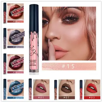 

16 Color Makeup Liquid Lipstick Sexy Waterproof Lip stick Labiales lasting Make up Lipgloss Dragon Lipsticks Lip Cosmetics