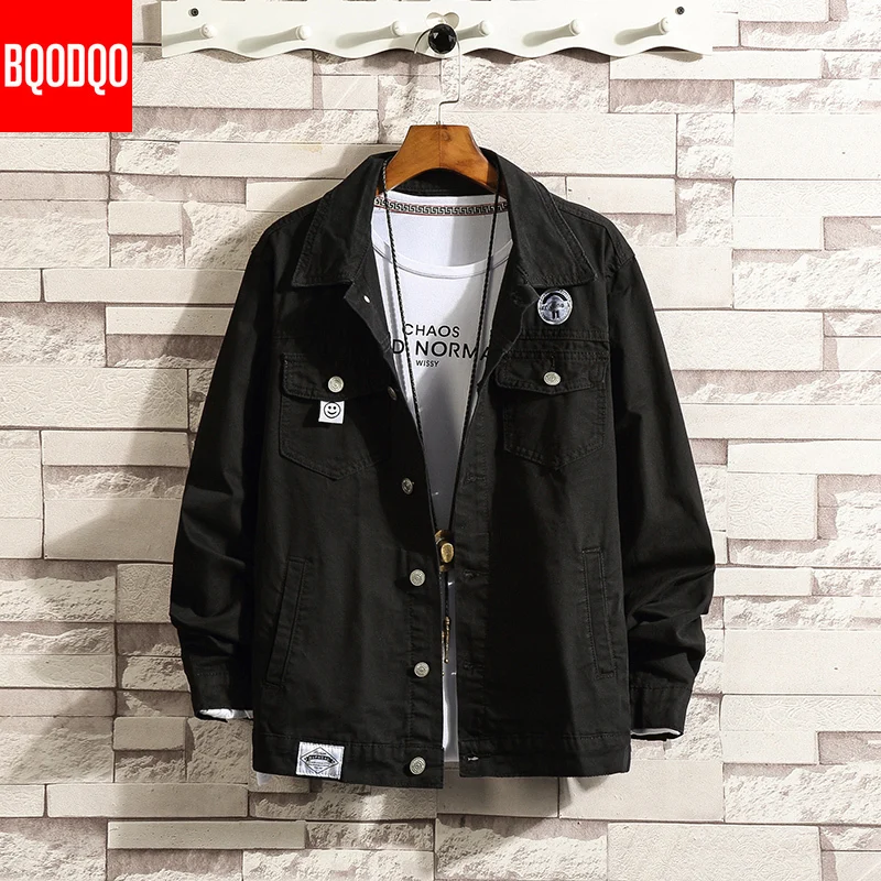 Günstig 6XL Baggy Jacken Schwarz Baumwolle Herbst Streetwear Fashion Armee Grün Hip Hop College Militärischen Stil Mantel Japan Bomber Jacke Männer