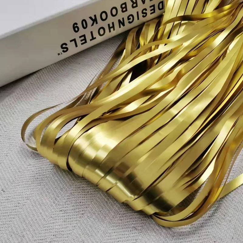 1pc Foil Fringe Curtain Birthday Party Decorations Adult Ribbon Background Wall Decoration Backdrop Wedding