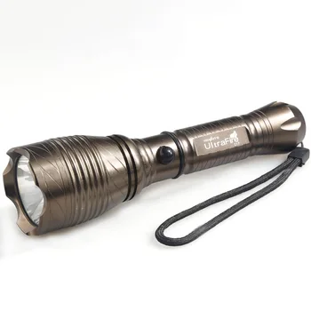 

Processing Aluminium Alloy Multi-functional LED Power Torch Fixed Focus Long Shots Outdoor Night Riding Hunting Flashlight