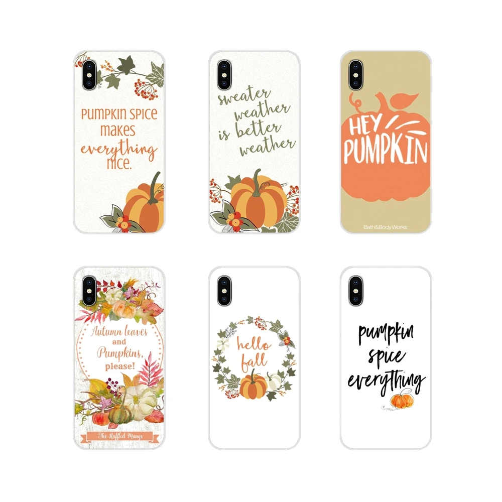 For Xiaomi Mi4 Mi5 Mi5S Mi6 Mi A1 A2 A3 5X 6X 8 CC 9 T Lite SE Pro Pumpkin happy fall Accessories Phone Shell Covers | Мобильные