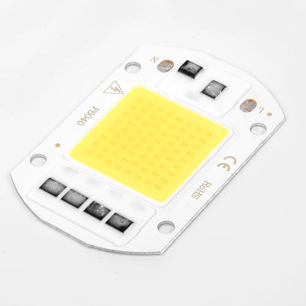 20 Вт/30 Вт/50 вт DIY светодиодный прожектор COB Чип 220V Вход интегрированный Smart IC драйвер