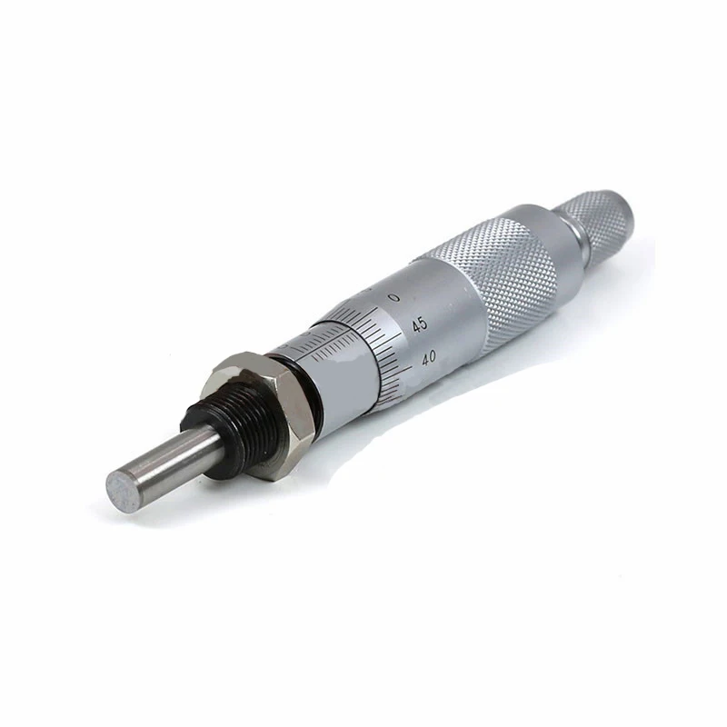 Flat head round head Type Thread Micrometer Round Head Measuring Instrument 0-6.5mm Range Measuring Gauge Tool