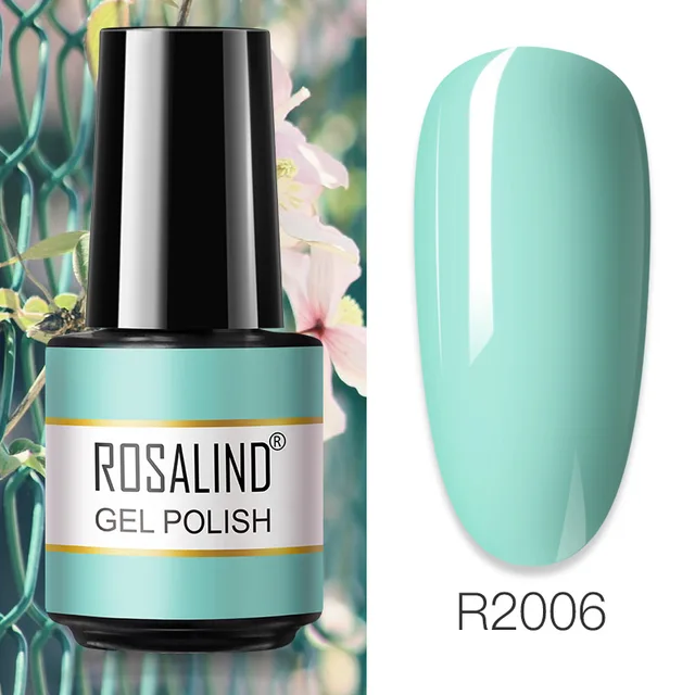 ROSALIND Primer Top Base Coat 7ML Gel Nail Polish For Manicure Long Lasting Nail Art Salon Gel Varnish UV LED Color Gel Polish RAR2006