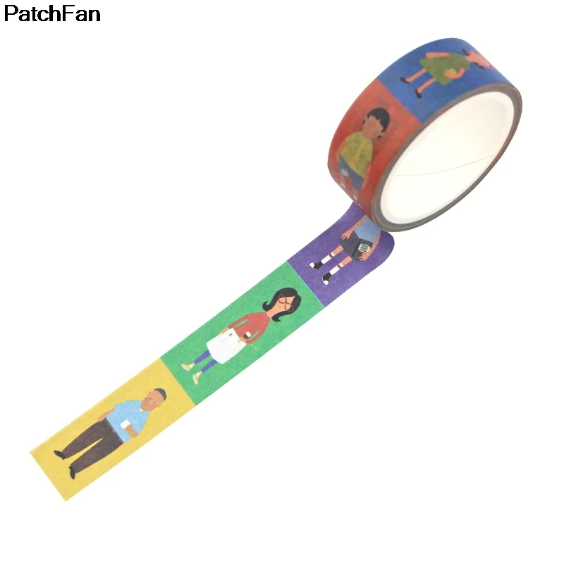20 шт./лот Patchfan мультфильм Боб бургер DIY Скрапбукинг липкий клей Васи бумага маскирующая лента печатные наклейки A2666
