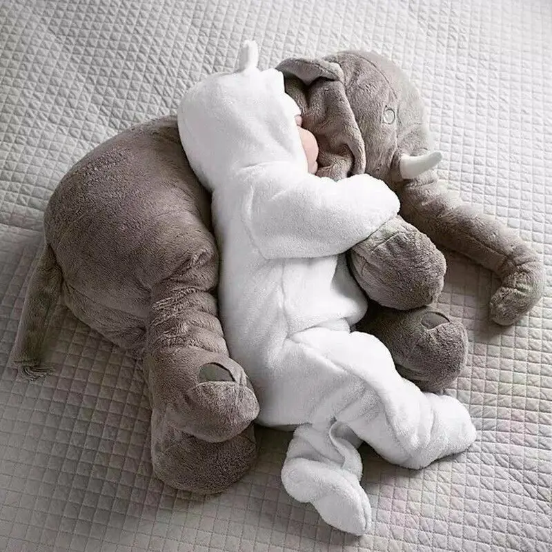 Плюшевый слон, игрушка детская спальная Подушка под спину мягкая набивная подушка слон кукла новорожденный кукла-подруга подушка в виде