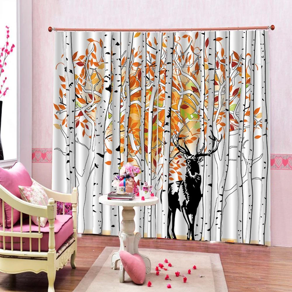 patterned curtains