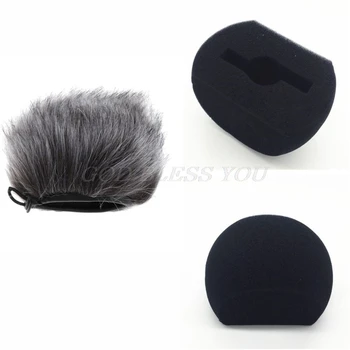 

Foam Mic Wind Cover Furry Windscreen Muff for ZOOM H5 H6 Recorder Microphone Drop Shipping