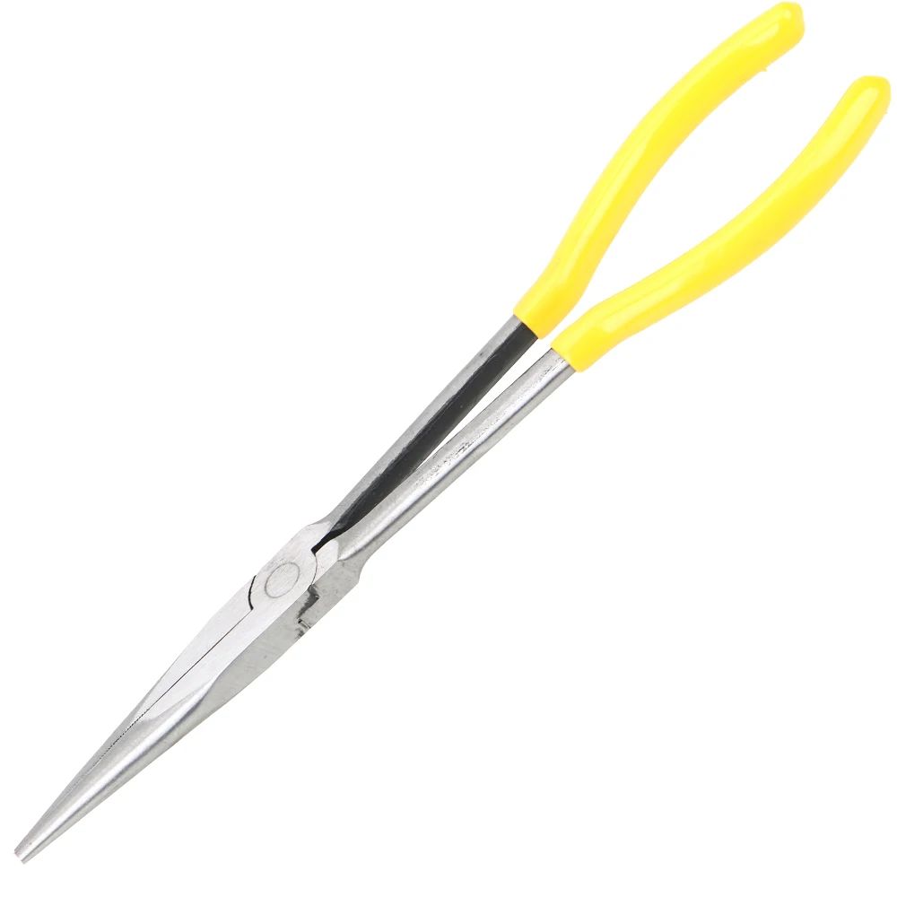 Long nose pliers NICEYARD 1 шт. ручные инструменты удлиненные плоскогубцы прямые с изогнутым кончиком механическое оборудование - Размер (дюймы): Long nose pliers