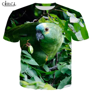 

Parrot Oversized T-shirt Sweatshirts For Couple Animal Bird 3D Print Harajuku Tshirt Casual Fashion Streetwear Women Men Tee Top