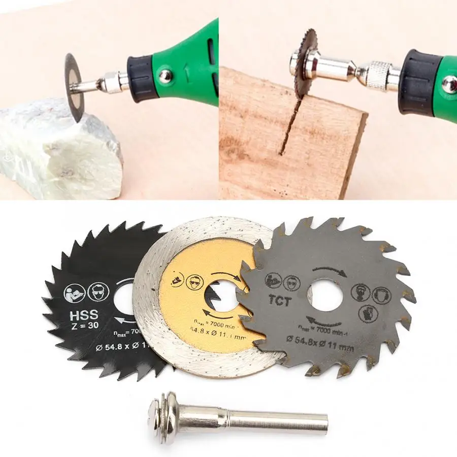 

3Pcs/set Mini Diamond Cutting Wheel Disc Cutting Wheel Rotary Tool Accessories