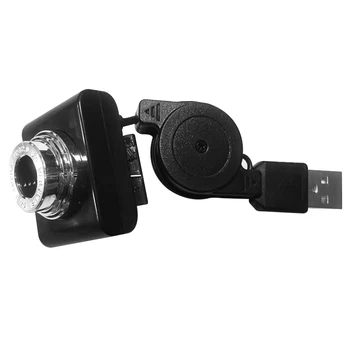 

Driver-free Computer Camera Webcam Manual Focus Plug and Play HD USB Web Camera for Home JR Deals