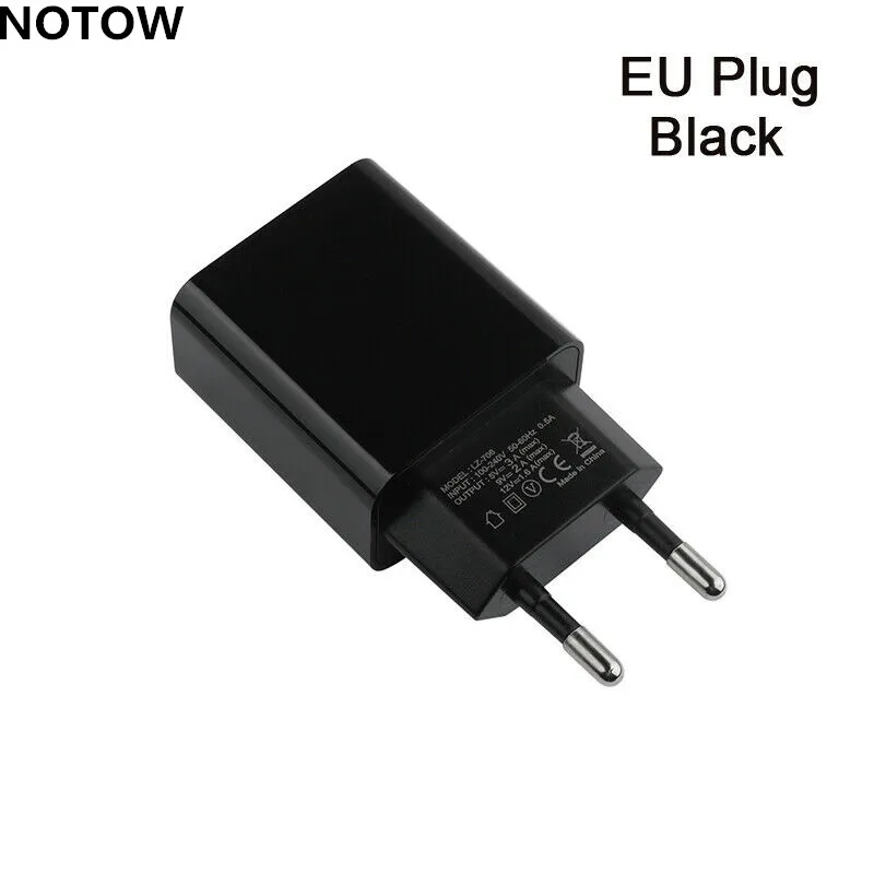 EU black NOTOW 5V 3A EU/US штекер широко QC3.0 USB настенное зарядное устройство адаптер питания быстрая зарядка для iPhone для samsung смартфон - Тип штекера: EU black