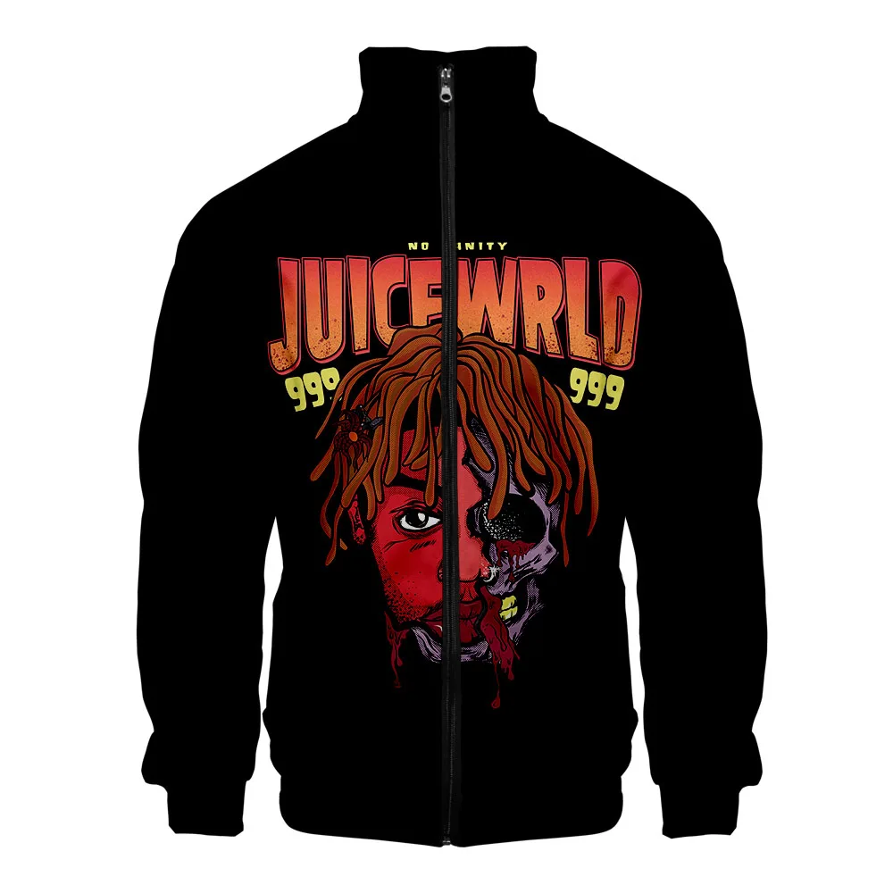 Juice Wrld толстовка на молнии с 3d принтом повседневные толстовки модная Осенняя и весенняя одежда Juice Wrld Толстовка для мужчин