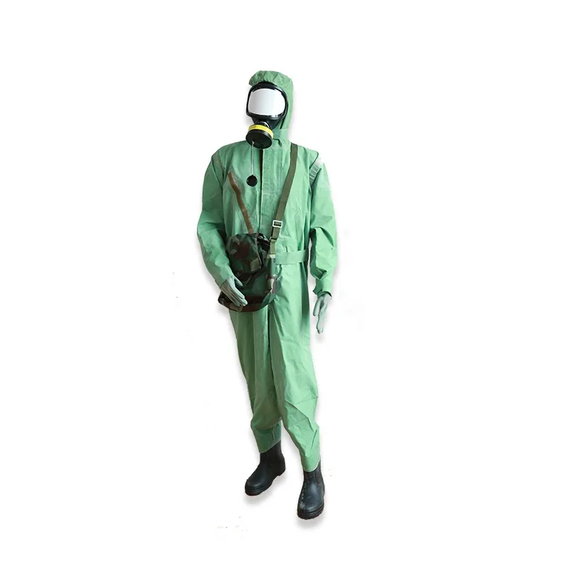 

In Large Quantities Sale fang du yi Chemical Protective Clothing One-Piece Protection Base Fabric Glue Gas Boot Cover Chemical P