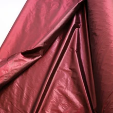 Зимняя пуховая одежда из 2 тонов, тонкая Мягкая Блестящая нейлоновая тафта 410T