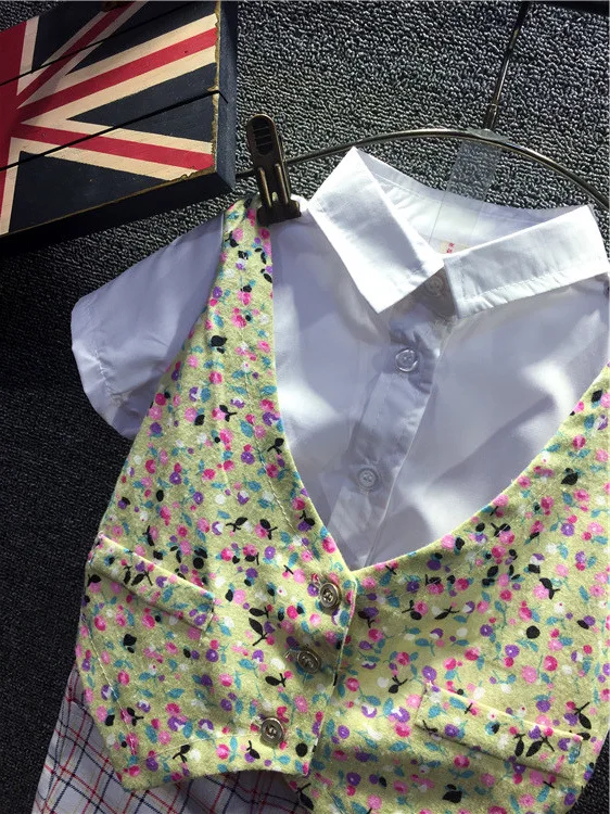 Children Summer Shirt Korean-style BOY'S Fashion Handsome Cuihua Shirt Boy Big Flower Fashion Half Sleeve Fashion