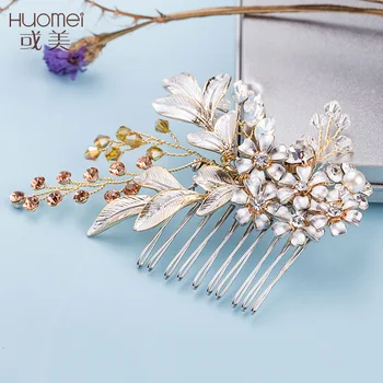

S811 Wedding Dress Hair Comb Manual Hair Decorate Bridesmaid Insert Comb Marry Accessories Bride Headwear