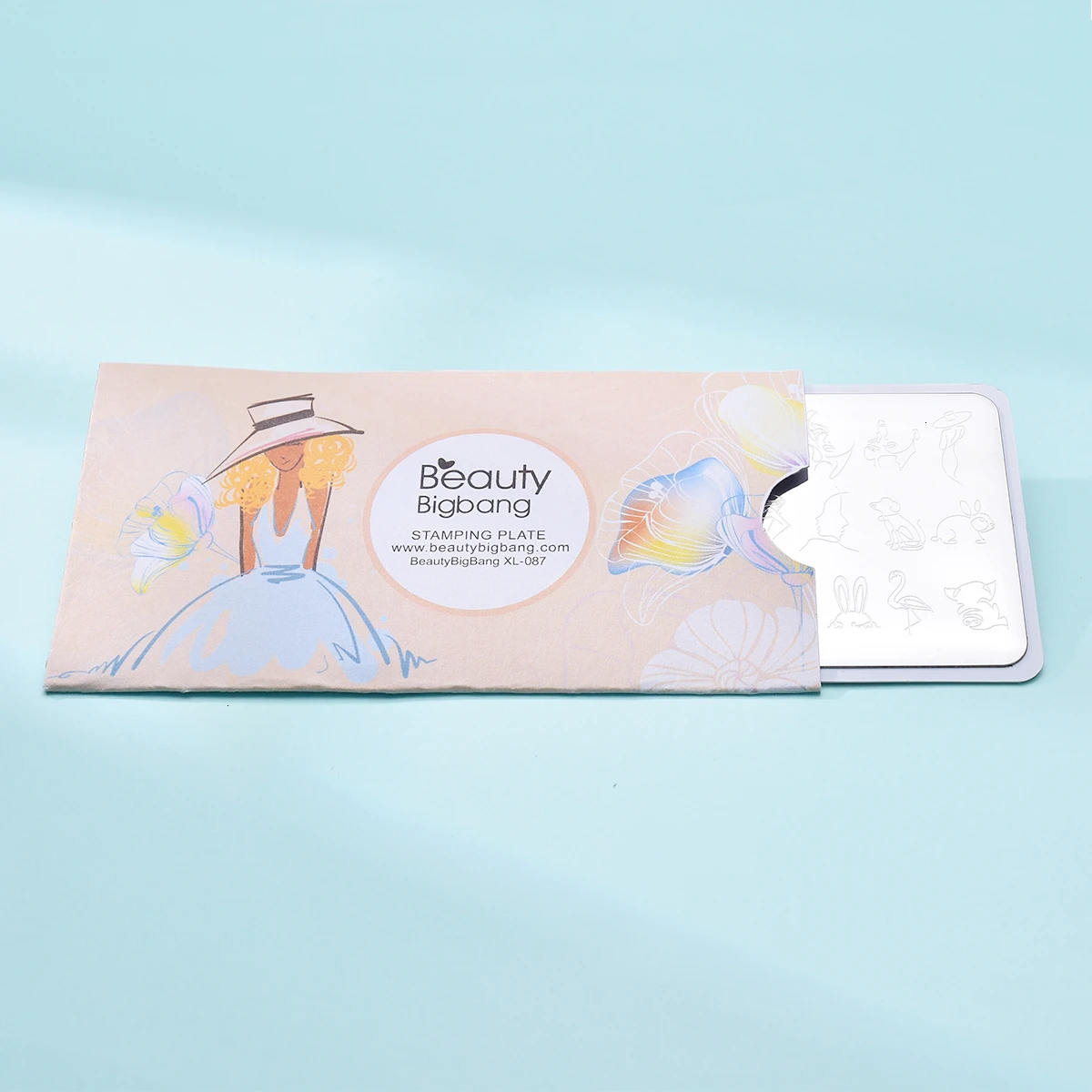BeautyBigBang штамповочные пластины, форма для ногтей, цветок, трава, лист, тема 6*12 см, трафарет из нержавеющей стали, дизайн ногтей, штамп, шаблон, XL-092