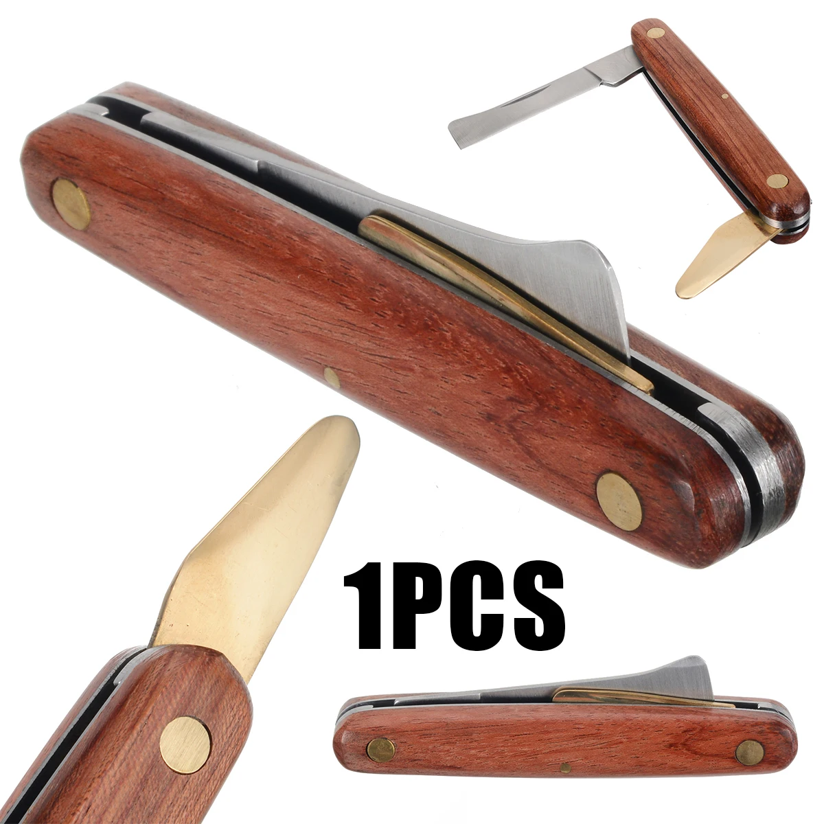 

Garden Foldable Grafting Cutter Knife Multi-functional Plant Pruning Cutter Stainless Steel Garden Hand Tool