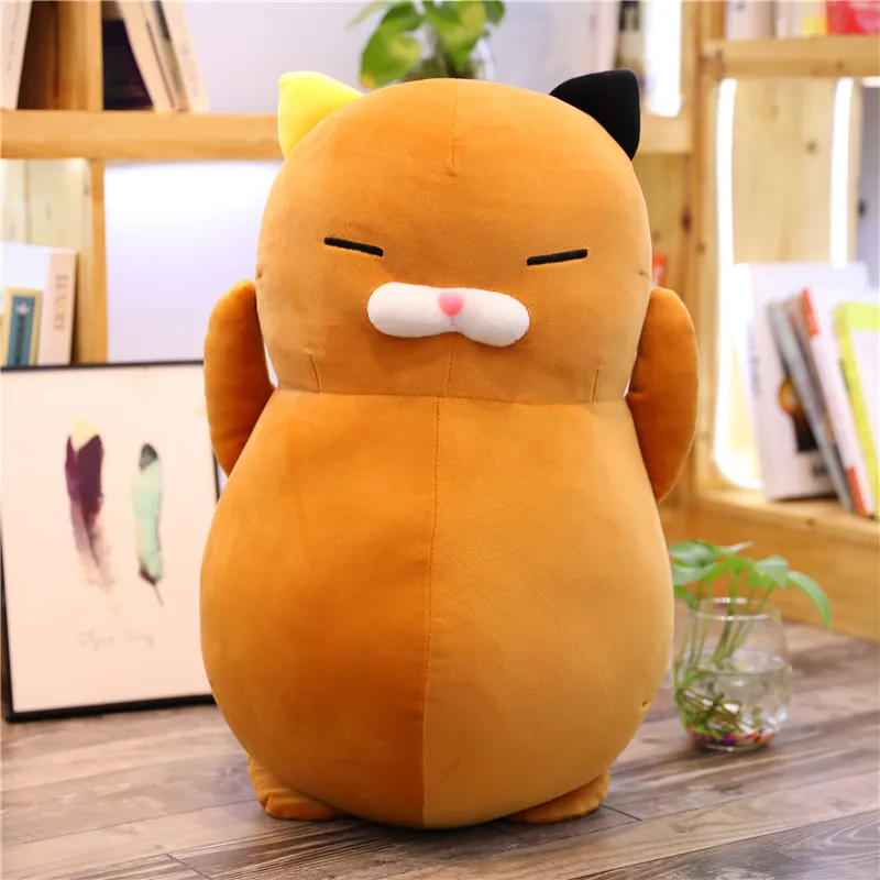 60 см Kawaii мягкая кошка Мягкая Милая кошка Милая подушка с животными мягкая мультяшная Подушка детский подарок плюшевая кукла игрушка