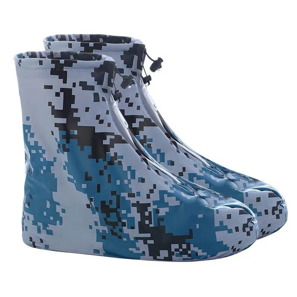 Водонепроницаемые непромокаемые туфли для многократного применения; непромокаемая обувь; ботинки; галоши для путешествий для мужчин, женщин и детей - Цвет: Camouflage