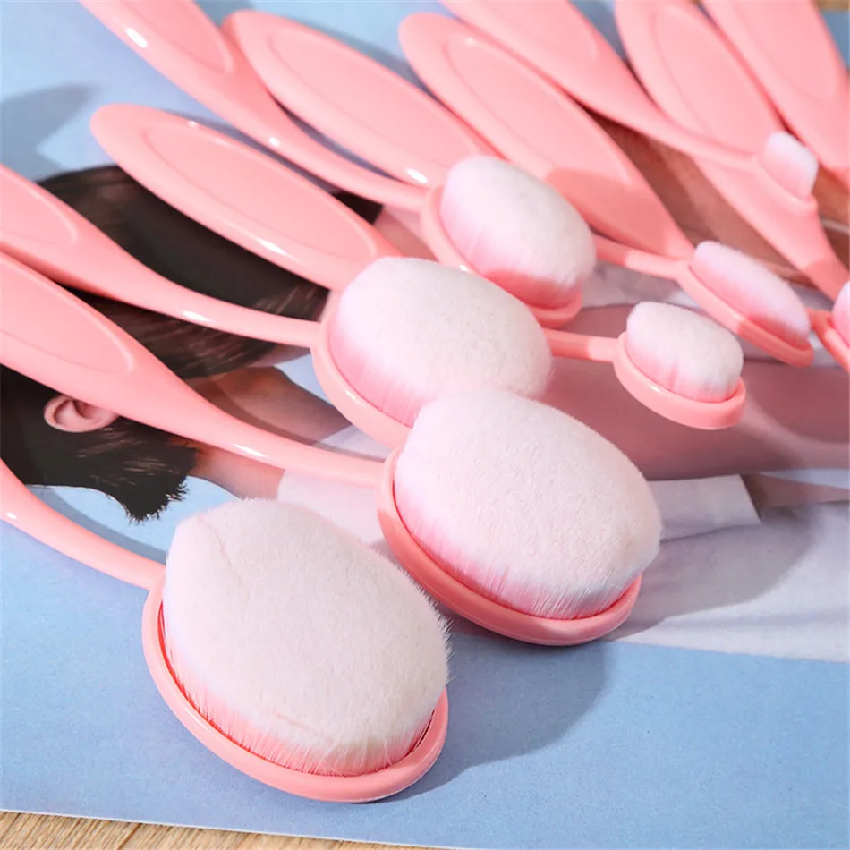 Naifumodo 10pcs/set Coloring Brush Ink Blending Brushes with 10 Different Sizes Fine To Broad Applications