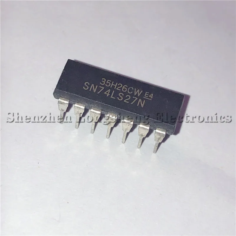 10 шт./лот Новый SN74LS27N 74LS27 DIP-14 3-входной чип tri-или non-gate | Электронные компоненты и
