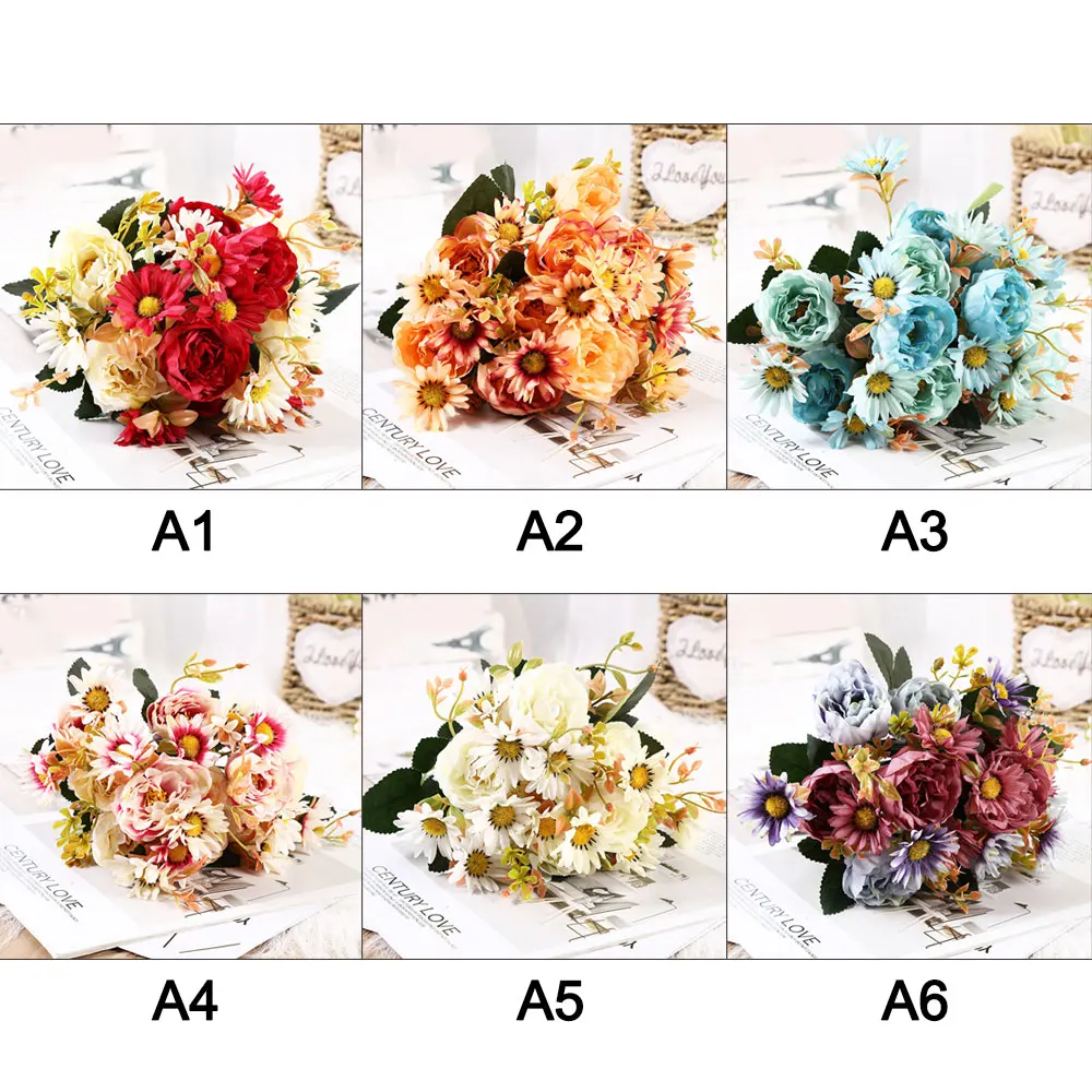 Искусственный цветок пион стол центральный Свадебный декор свадебный букет