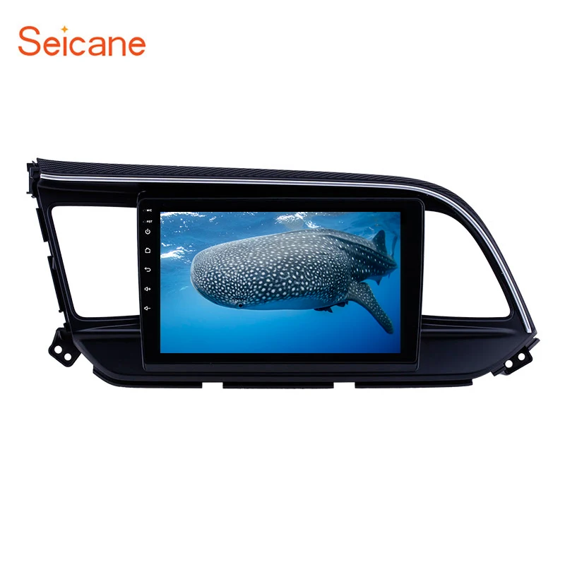 

Seicane Car GPS 9" HD Android8.1 2Din Stereo for Hyundai Elantra LHD 2019 Head Unit Support TPMS DVR OBDII 3G WiFi Review Camera