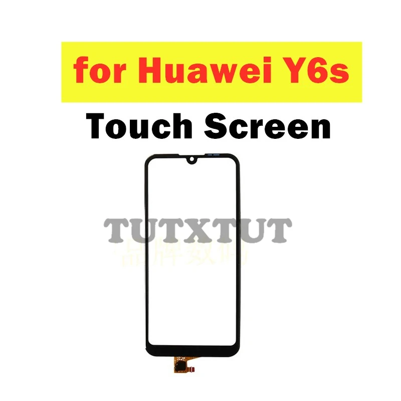 Для Huawei Y6s сенсорный экран стеклянная Сенсорная панель передняя дигитайзер
