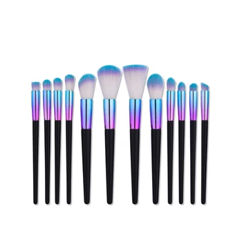 

12PC Ombre Brush Set Professional Make Up Blender Women Daily Cosmetic Brush Tools Foundation Powder Blushes High Quality