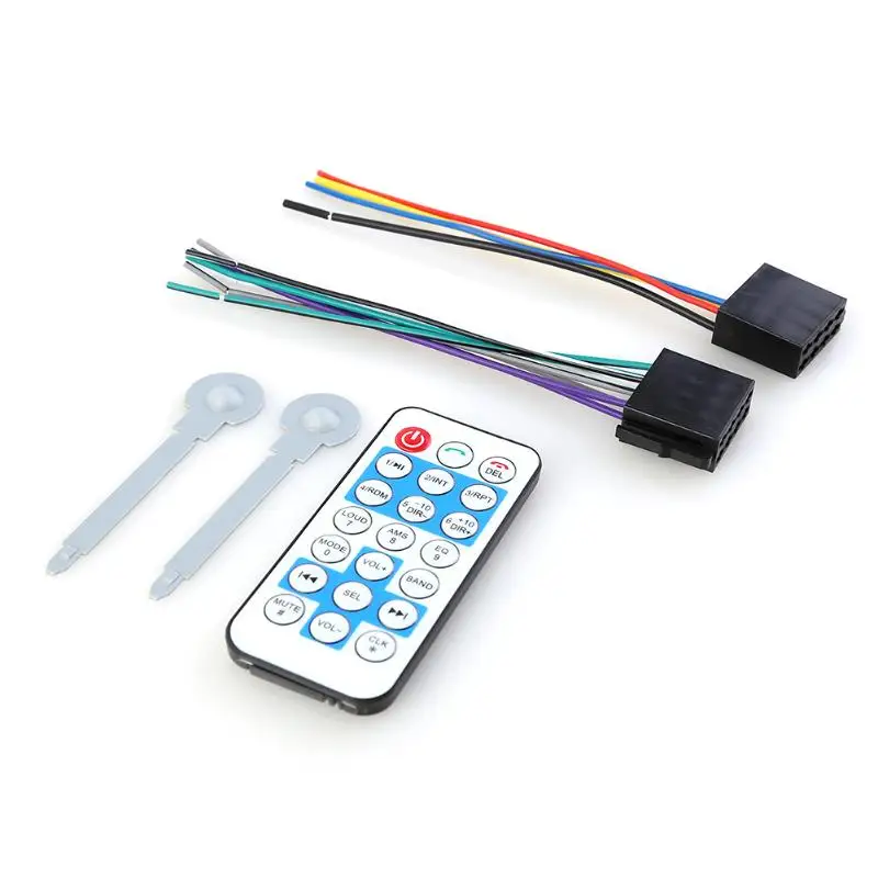 VODOOL 3205 одиночный 1 DIN автомобильный стерео MP3-плеер 1din Bluetooth Авторадио в тире головное устройство USB/TF/AUX-IN мультимедийный плеер