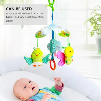 

1pc Educational Wind Chime Toy With Teether Bed Hanging Toys Bed Winding Toys Crib Toy For Infants Babies