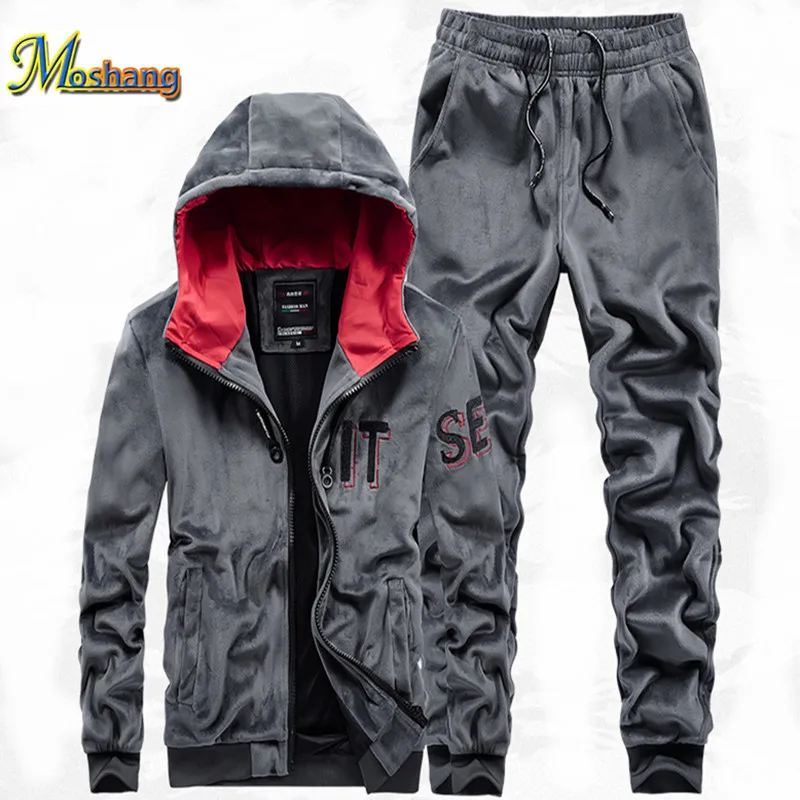 New Mens Casual Tracksuit Jumpsuit Long Sleeve Sweatshirt Hoodies Soft& comfortableCasual Long Pants Romper For Male Overalls