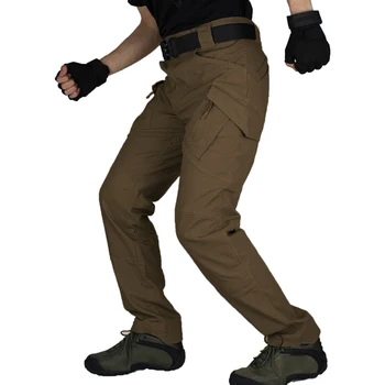 

Men's Tactical Combat Military Pants Outdoor Work Cargo Casual Pants Cutton Workwear Trousers