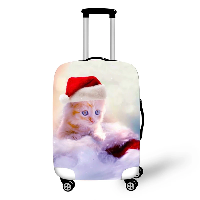 Чехол для багажа Kawaii Cat для 18-30 дюймов, чехол для багажника, эластичный Чехол для багажа, защитный чехол, аксессуары для путешествий на колесиках