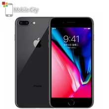 Разблокированный мобильный телефон Apple iPhone 8 Plus, 64/256 Гб ПЗУ, 5,5 дюйма, 12MP камера, отпечаток пальца, шестиядерный iOS 4G LTE смартфон