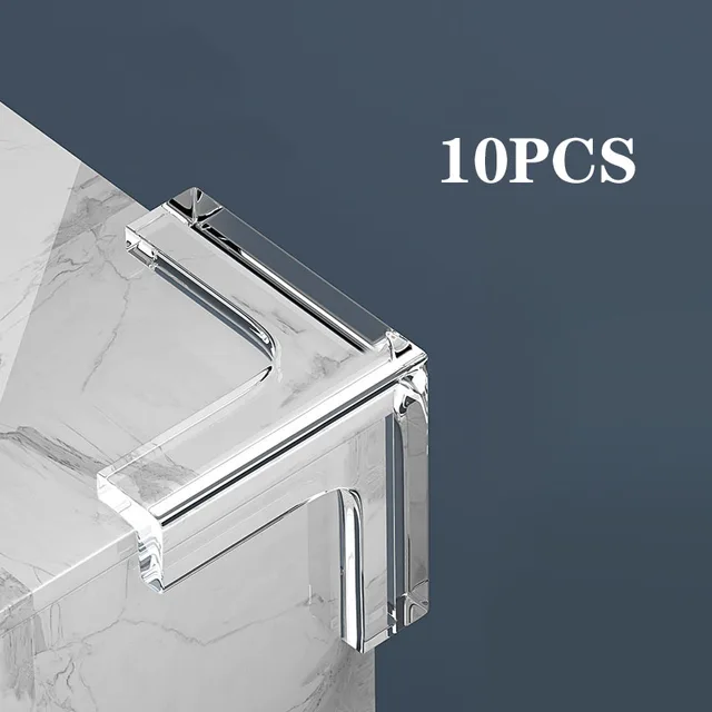 10/20PCS Child Baby Safety Silicone Protector Table Corner Edge Protection Cover Children Anticollision Edge & Guards For Kid Type T 10PCS